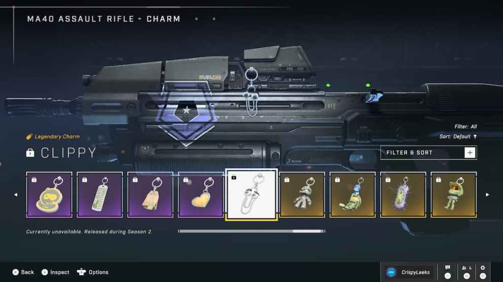 clippy weapon charm in halo infinite