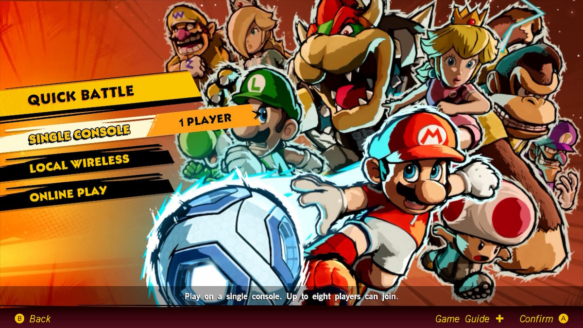 Mario Strikers Battle League: How To Play Online