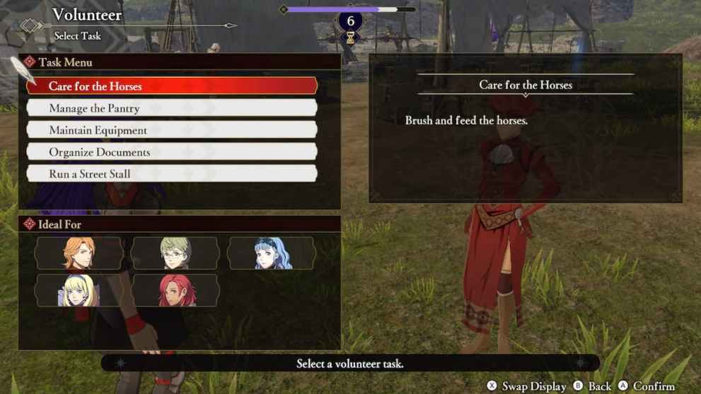 chore master in fire emblem warriors: three houses