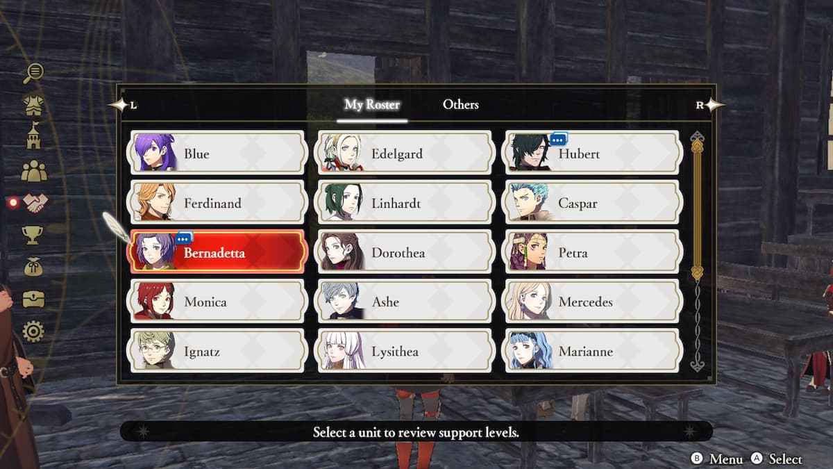 How to View Support Conversations in Fire Emblem Warriors Three Hopes
