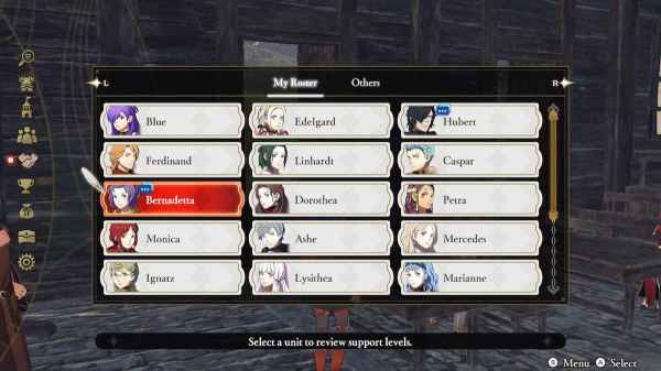 How to View Support Conversations in Fire Emblem Warriors Three Hopes