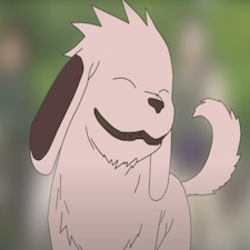 Akumaru being a very happy dog