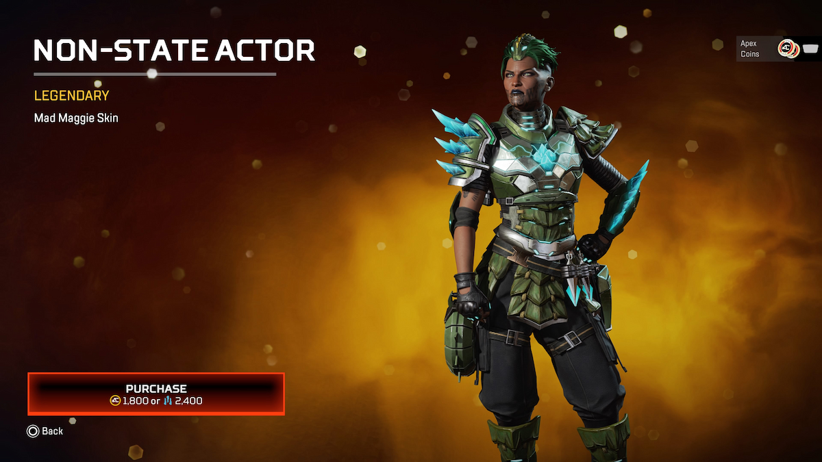 Mad Maggie Non-State Actor Legendary Skin
