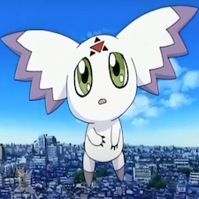 Calumon hovering in the sky looking cute
