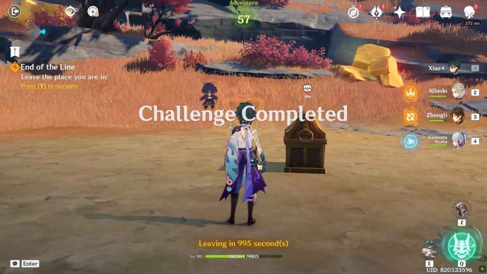 How To Enter the New Space in End of the Line Genshin Impact Quest