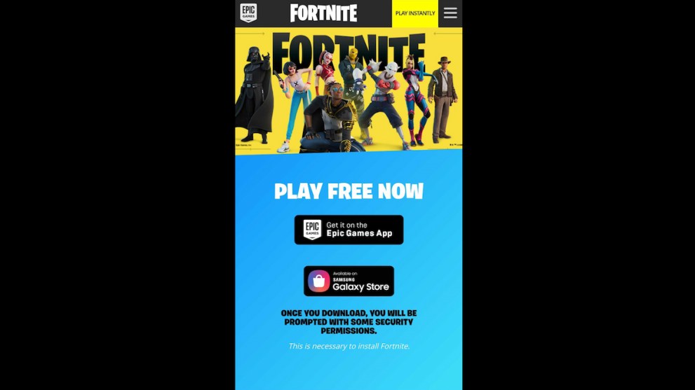 Fortnite Android Site