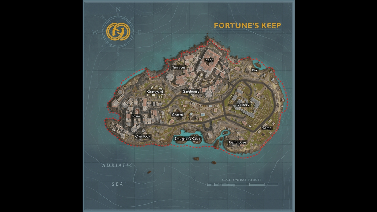 Fortune's Keep New Warzone Resurgence Map