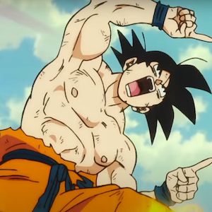 Goku doing the fusion pose