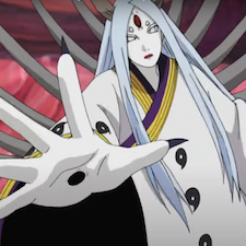 Kaguya Holding out hand showing off her final form