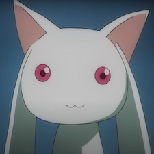 Kyubey looking like a weird pet