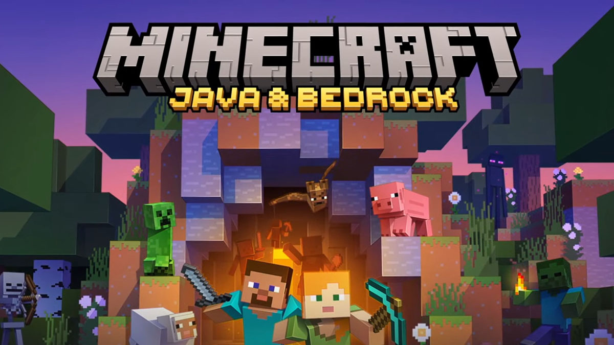 minecraft bedrock logo