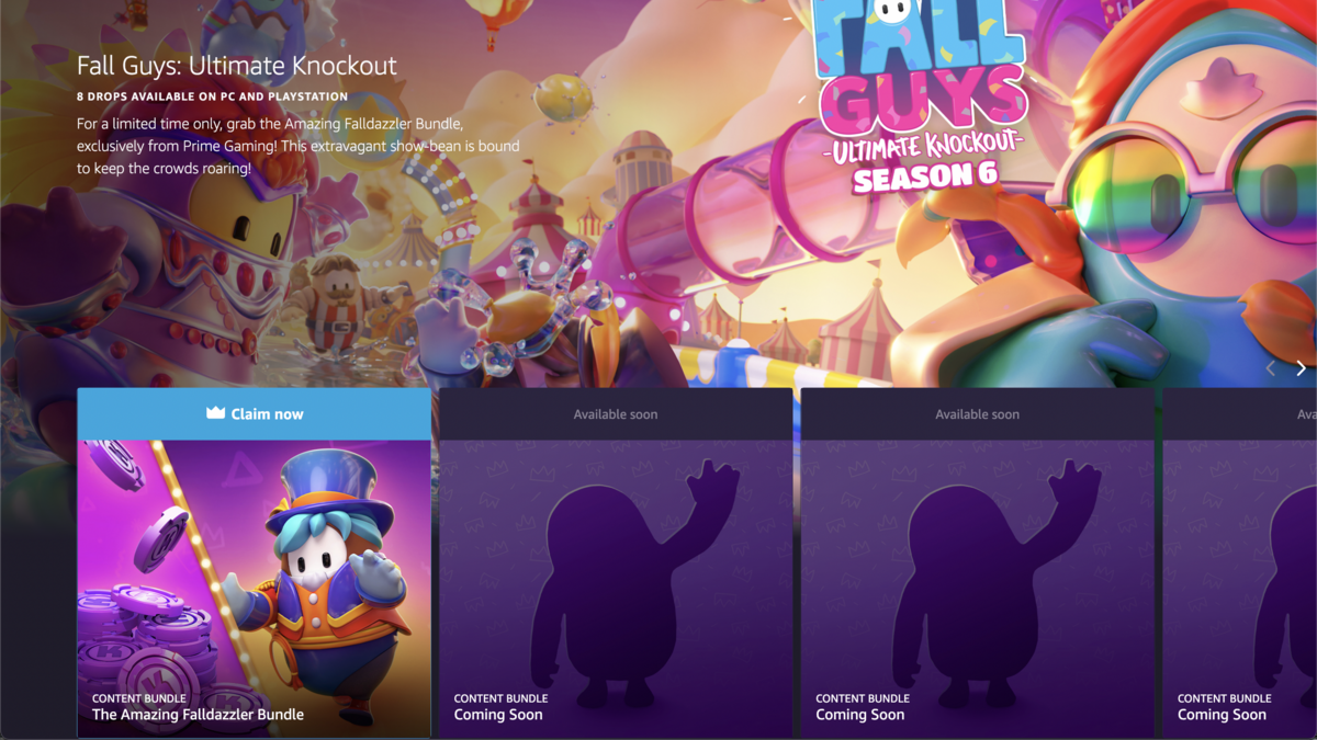 How to Get Prime Gaming Rewards in Fall Guys Twinfinite