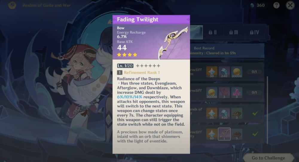 How To Get Fading Twilight In Genshin Impact And Is It Worth It 