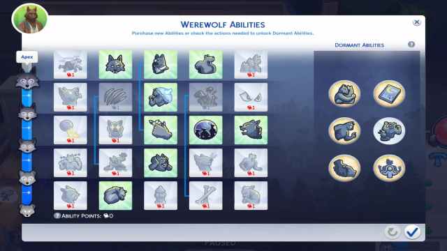 Werewolf ranks and abilities