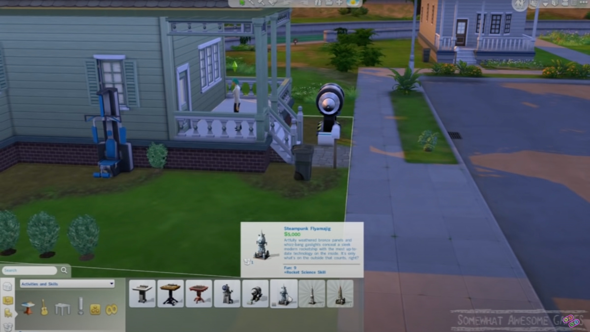 Vesmírná loď Sims 4