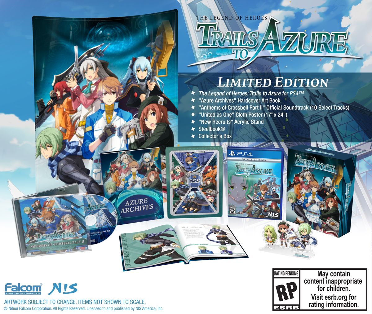 The Legend of Heroes Trails to Azure Lmited Edition