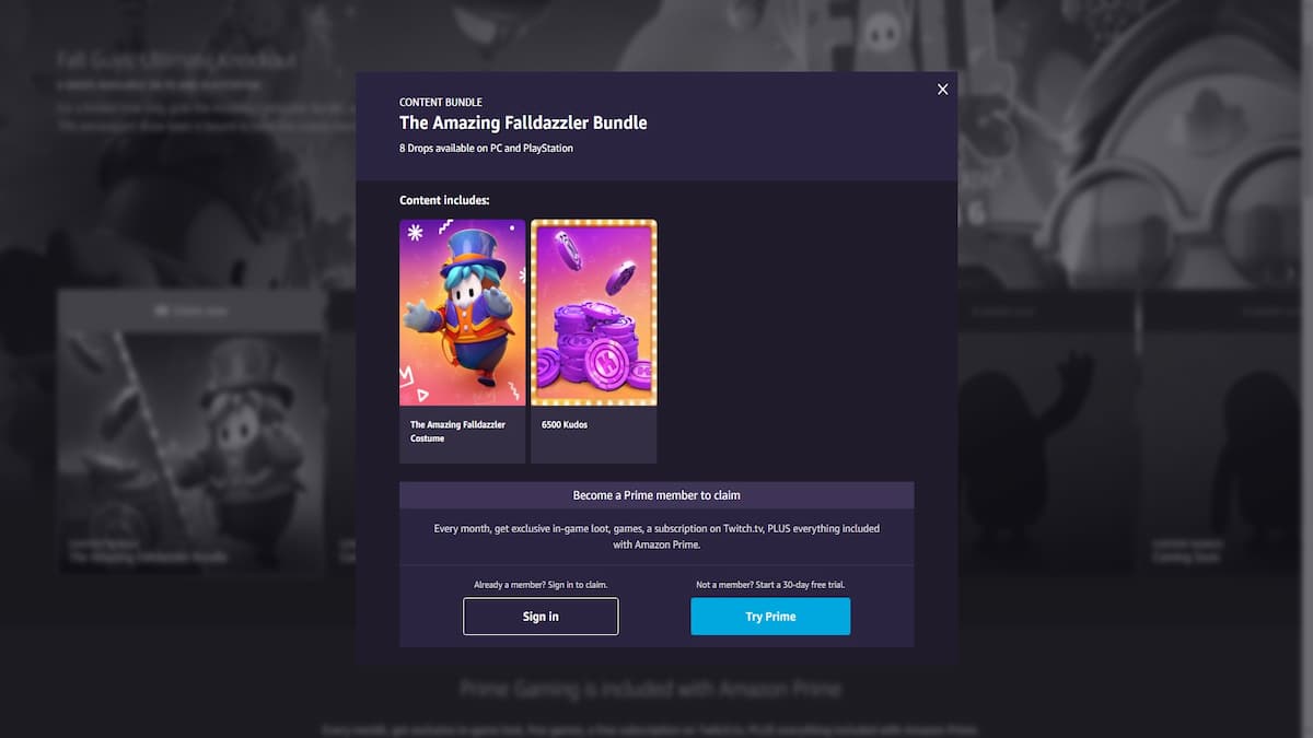 How to Get Prime Gaming Rewards in Fall Guys Twinfinite