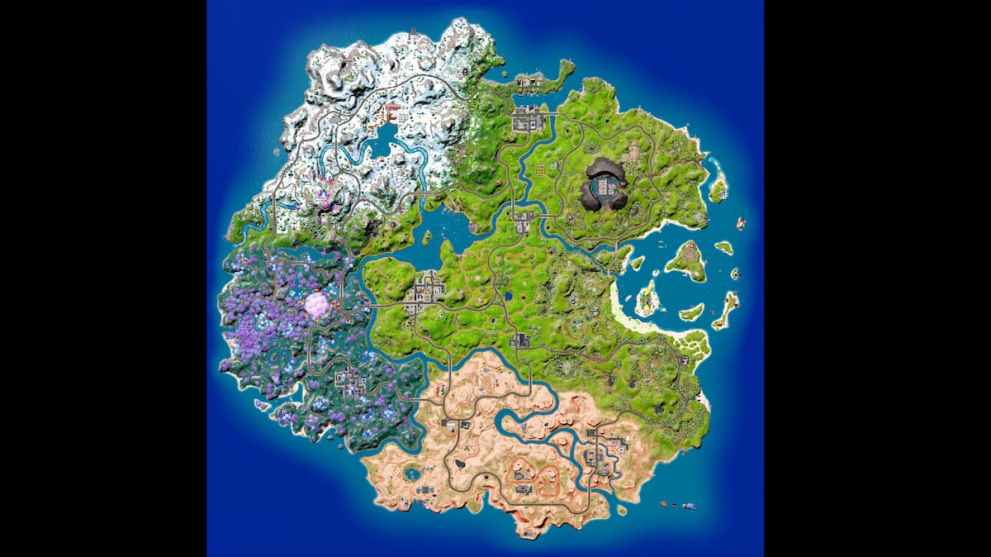 fortnite chapter 3 season 3 map