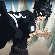 Gray in one of his last forms that's in black