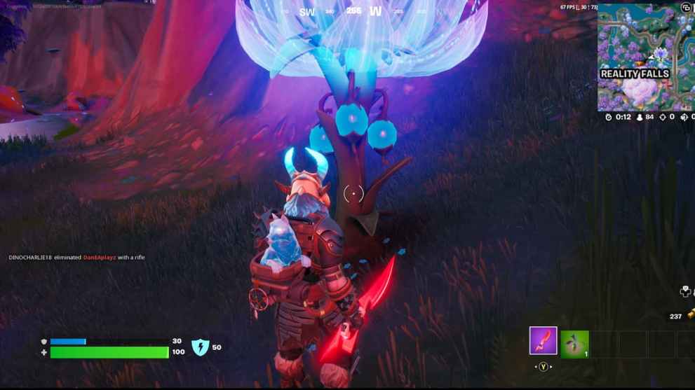 how to get mythic weapons from reality saplings in fortnite