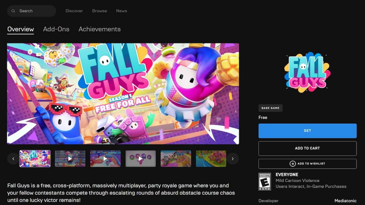 Is Fall Guys On Steam How To Play Fall Guys Using The Epic Games Launcher