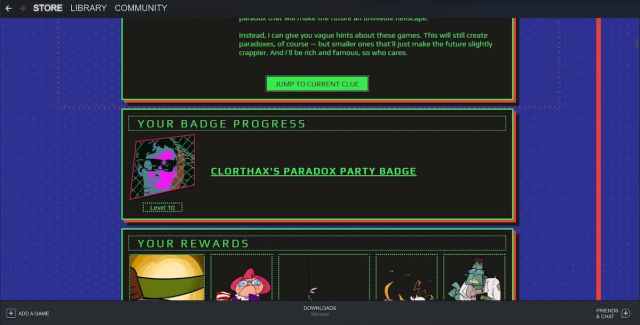 Clorthax’s Paradox Party Badge