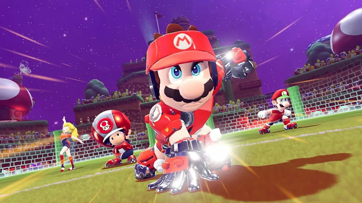 Mario Strikers Battle League.