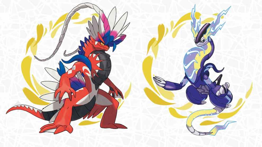 legendaries in pokemon scarlet and violet