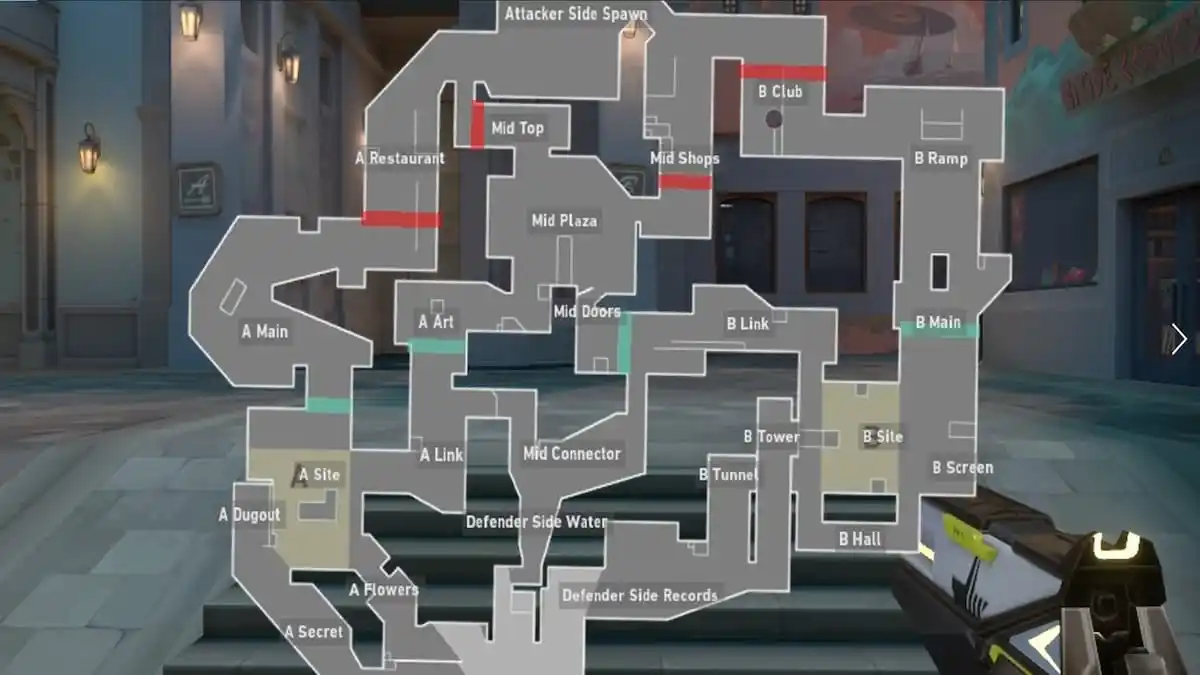 A look at Pearl's minimap : r/ValorantCompetitive