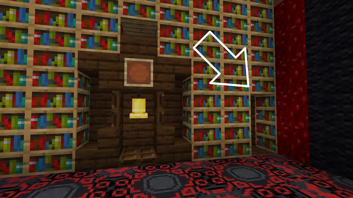 Secret door Minecraft