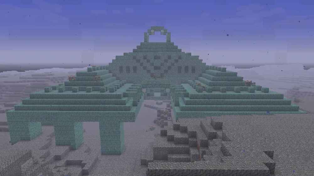 Minecraft Underwater Mountains