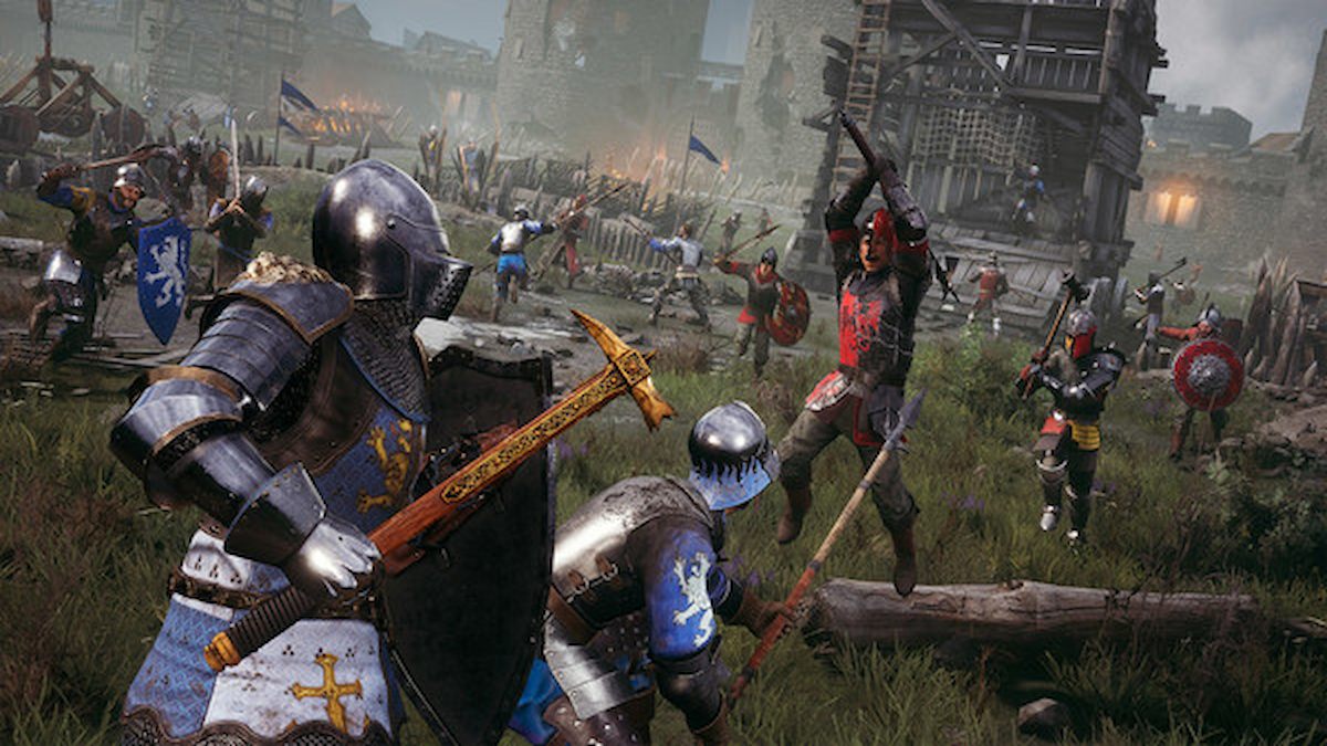 Showcasing the mass combat and sieges available in Chivalry 2