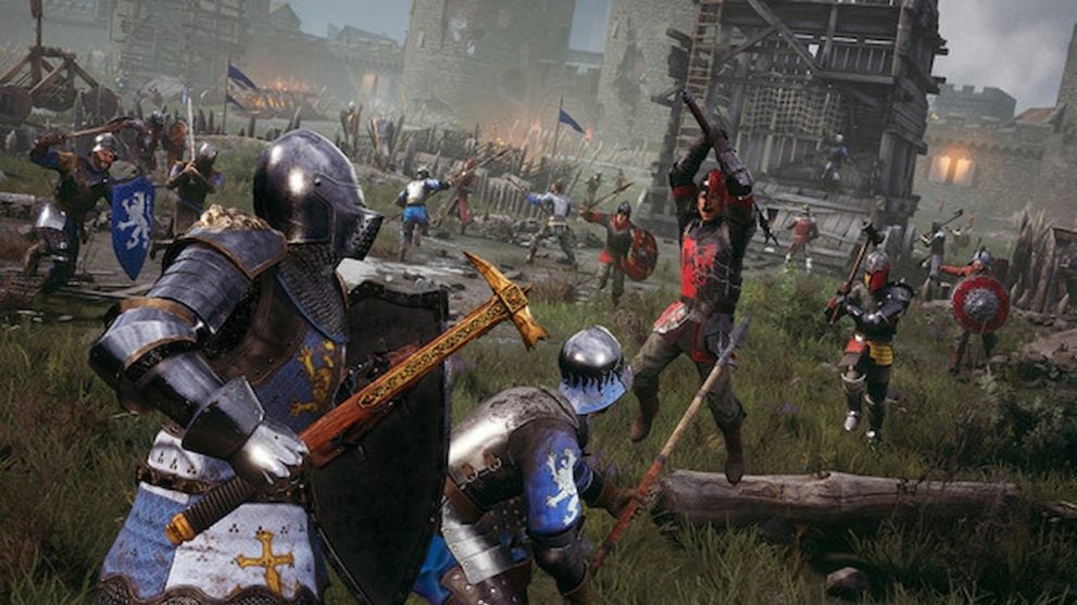 Showcasing the mass combat and sieges available in Chivalry 2