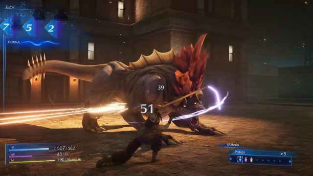 Crisis Core: Final Fantasy VII Reunion in game screenshot