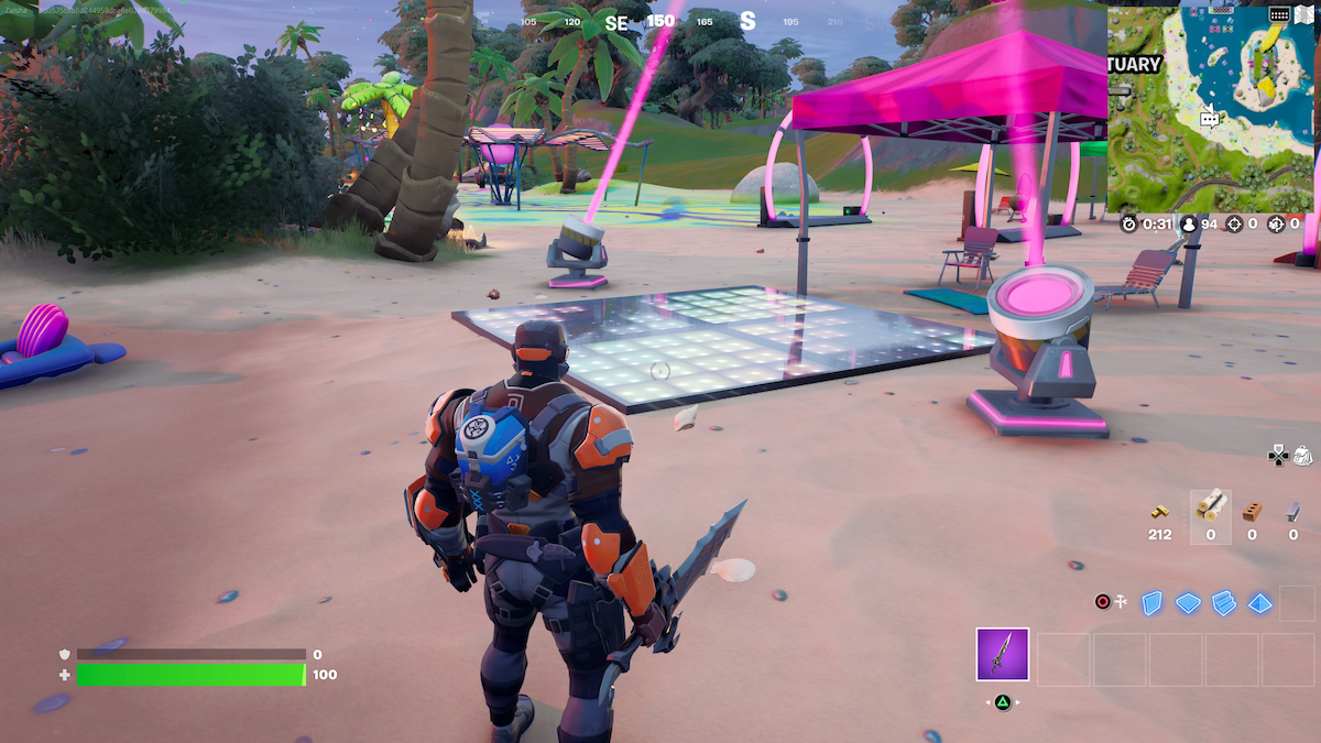 Promotional Dance Floor Locations: Where To Emote at Promotional Dance Floors in Fortnite No Sweat Summer