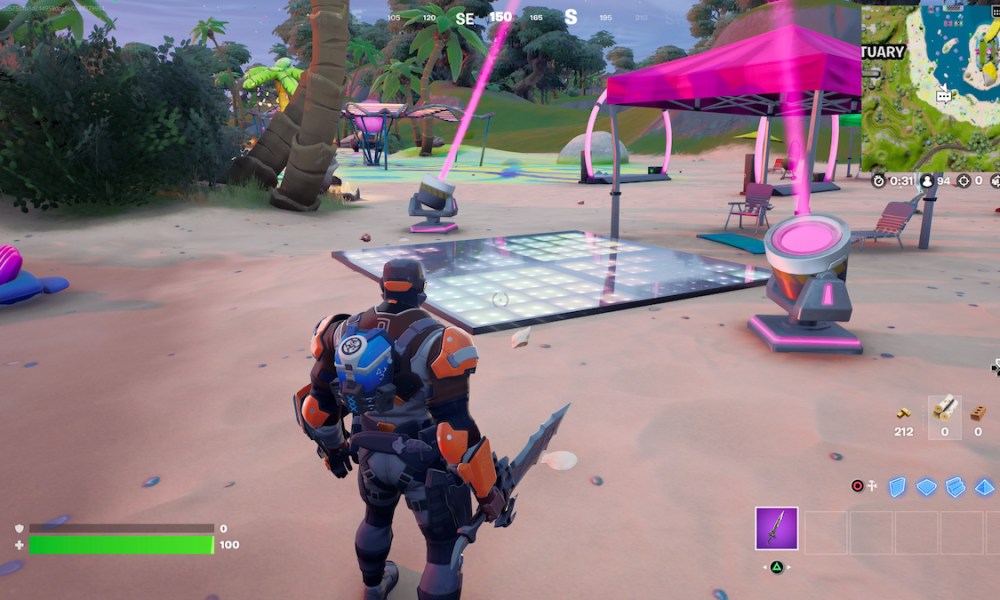 Fortnite Promotional Dance Floor Locations Where To Emote at