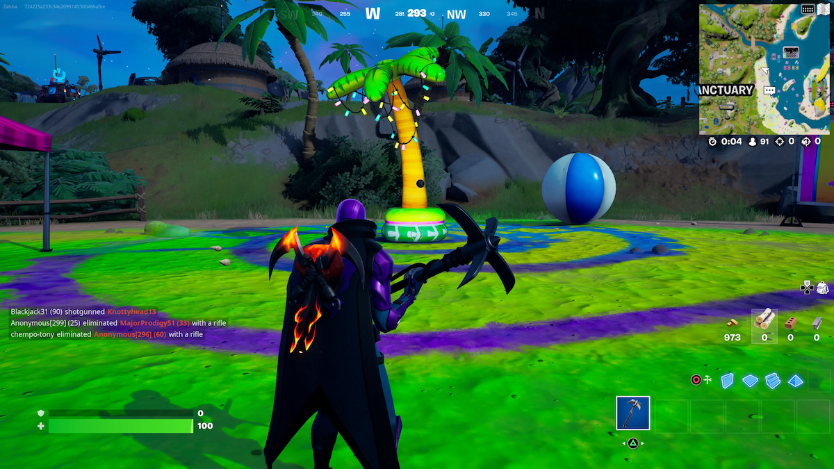 Fortnite Inflatable Object Locations: Where to Pop No Sweat Summer Inflatable Objects
