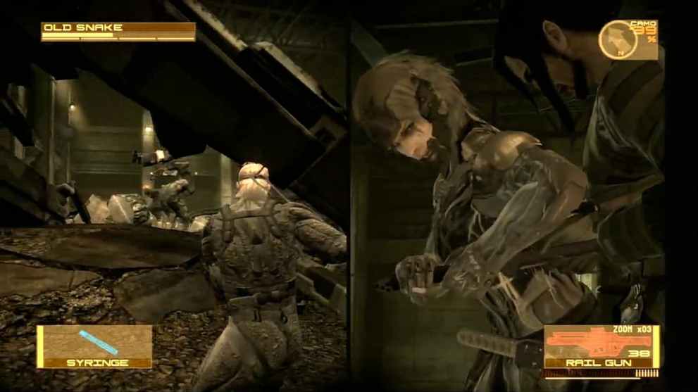 MGS4 Splitscreen