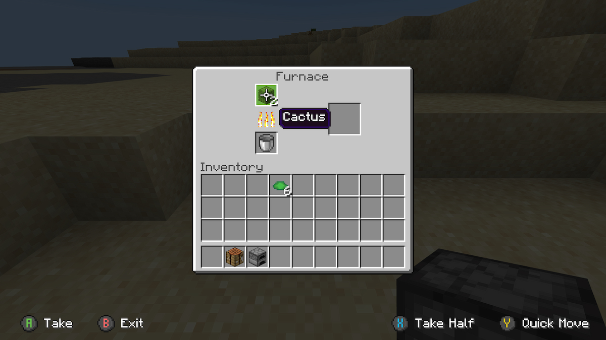 Minecraft Furnace Cactus Blocks