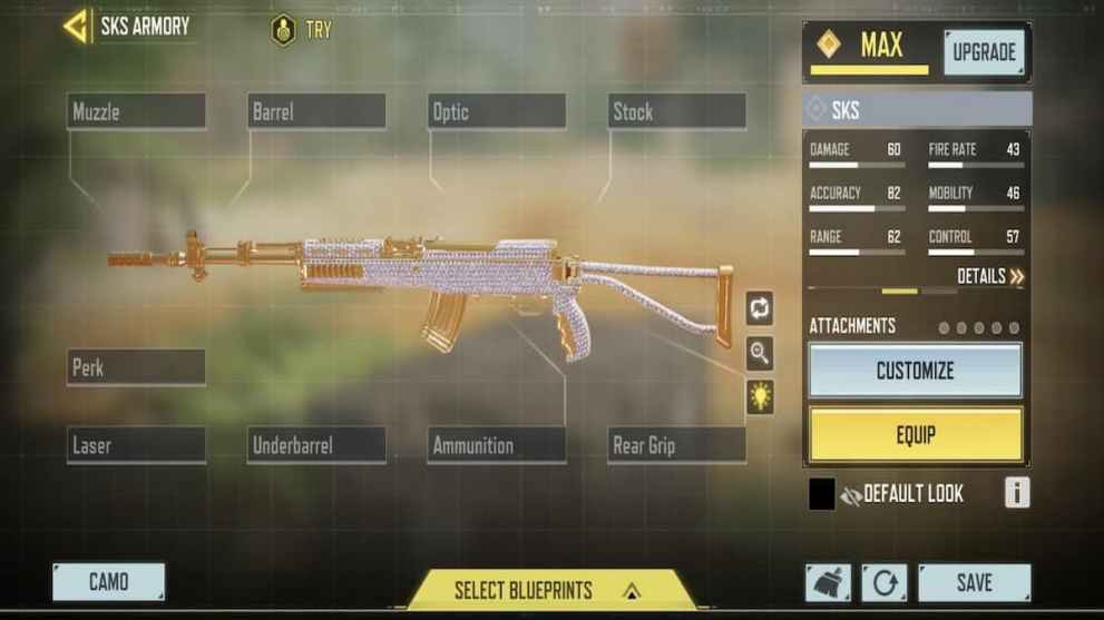 SKS, Marksman Rifle in CoD Mobile