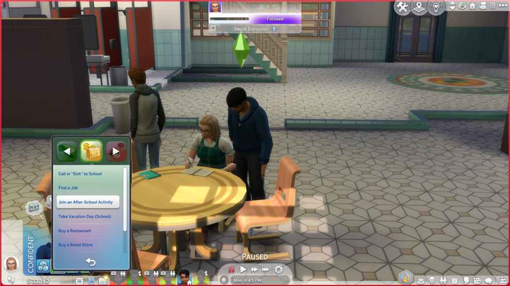 After-school activities The Sims 4