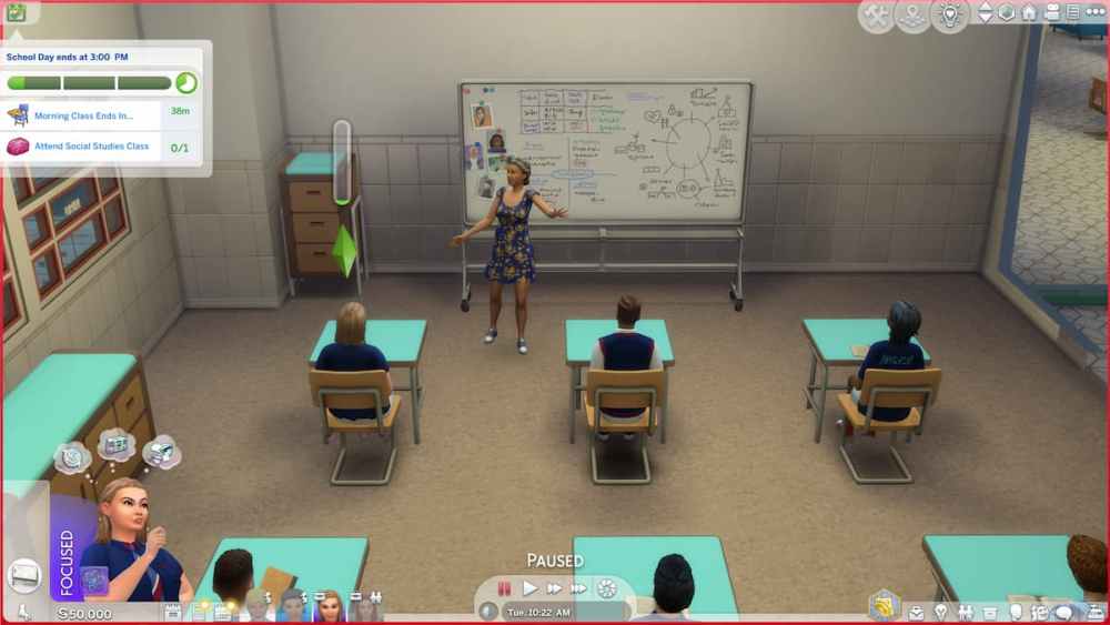 School in The Sims 4