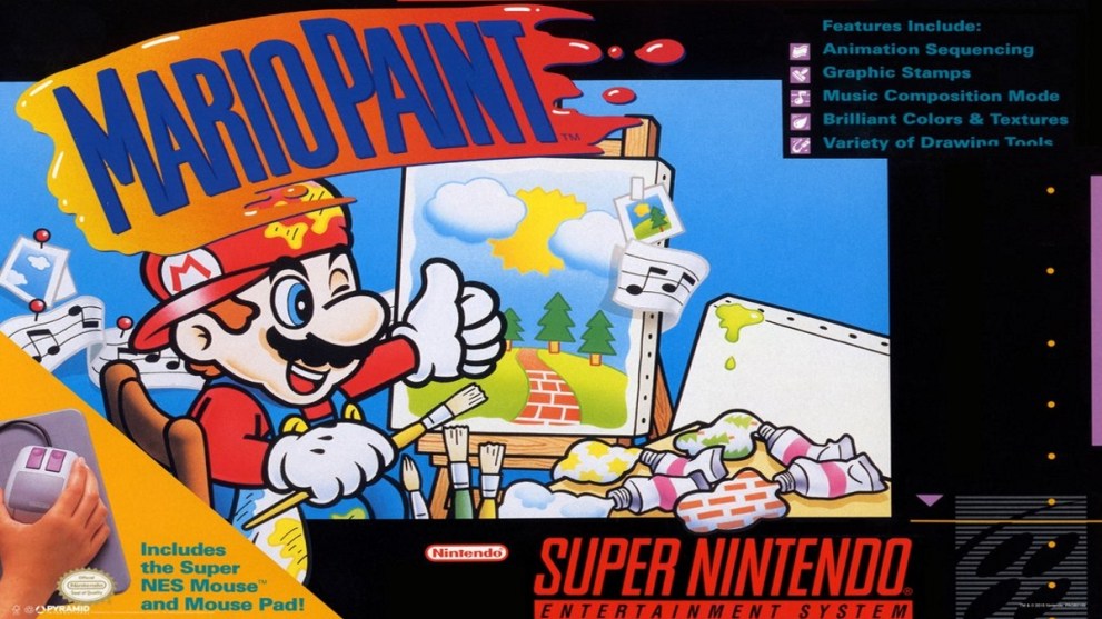 mario paint box art