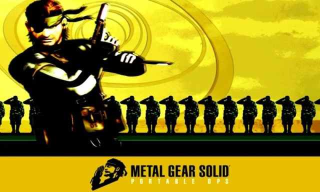 metal gear solid: portable ops