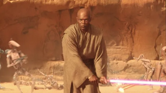 Mace Windu in Star Wars: Episode 2 - Attack of the Clones