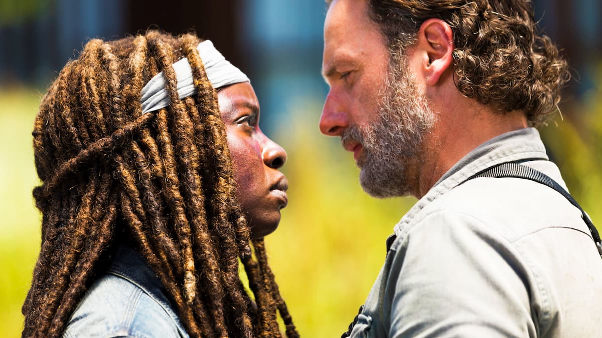 Michonne and Rick Grimes