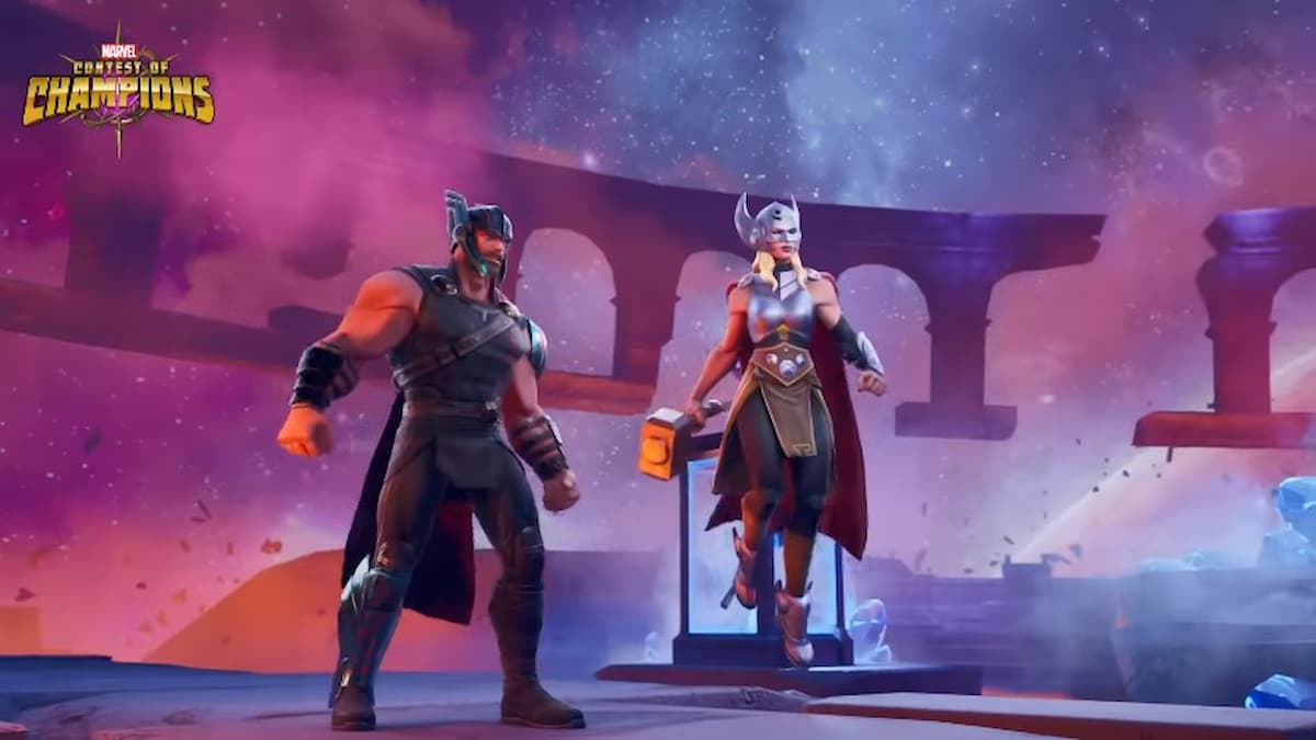 Thor (Ragnarok) and Thor (Jane Foster) marvel contest of champions