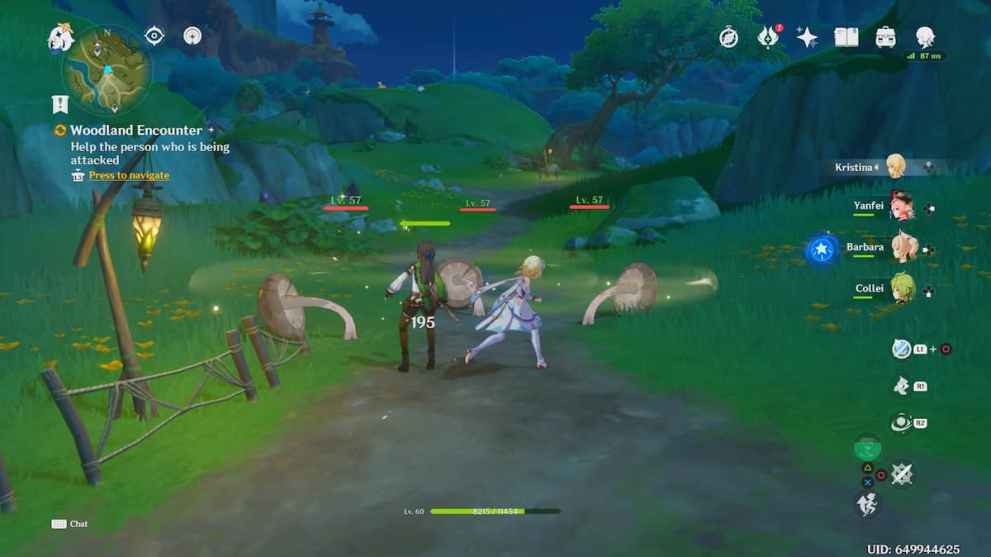 Helping Rana in Genshin Impact