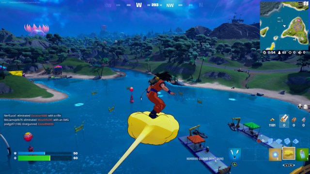 Fortnite - How to get Nimbus Cloud and ride it