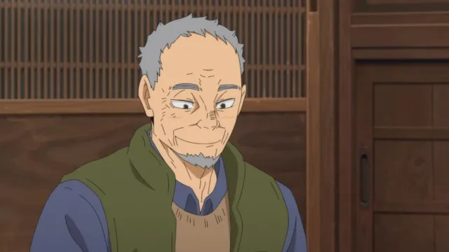 Grandpa Ukai in Season 4 of Haikyuu